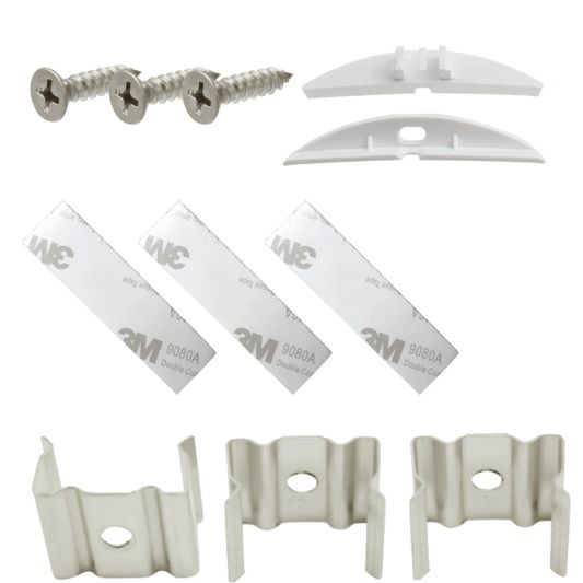 Led profiel 1 meter voor vloer opbouw 10 mm - Bolle afwerking