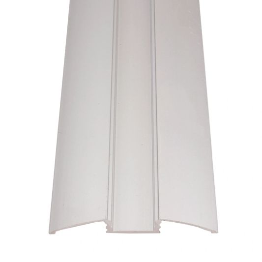 Led profiel 2 meter voor vloer opbouw 10 mm - Bolle afwerking