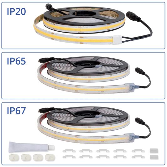 Led strip COB Helder Wit - 8 meter - losse strip met 4032 leds