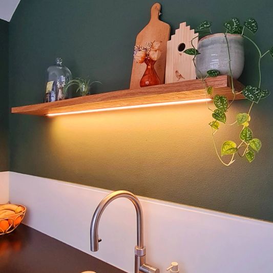 Led strip COB Warm Wit - 10 meter - losse strip met 2520 leds