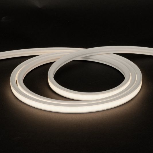 Led strip in flexibel wit inbouwprofiel | helder wit | 2 meter