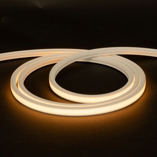 Led strip in flexibel wit inbouwprofiel | warm wit | 5 meter