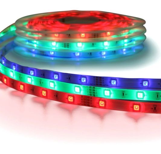 Led strip op batterij RGB Basic complete set 3 meter