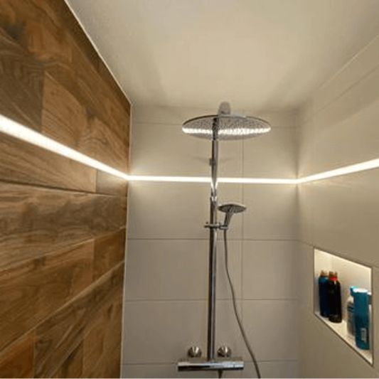 Led strip profiel breed inbouw laag 1 meter