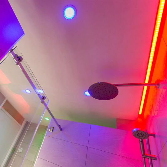 Led strip profiel breed opbouw laag 3 meter