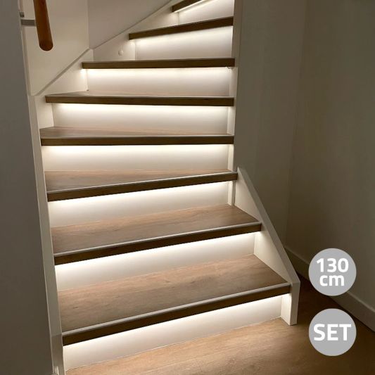 Led trapverlichting set COB - Helder wit 130 cm