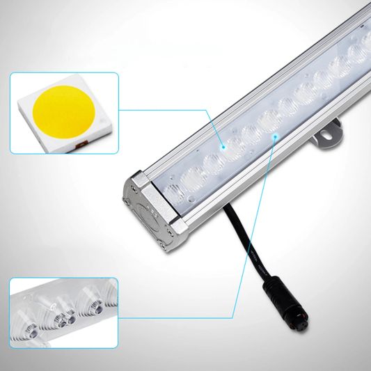 LED Wall Washer 48W RGBWW – LED breedstraler in Multicolor + Wit