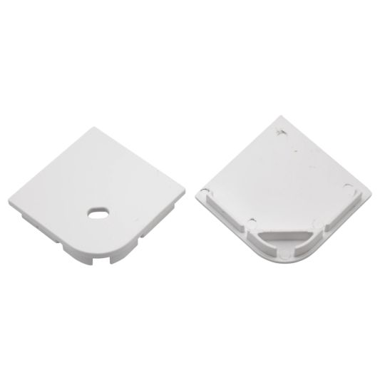 Ledstrip profiel hoek Breed recht model compleet met afdekkap 1M