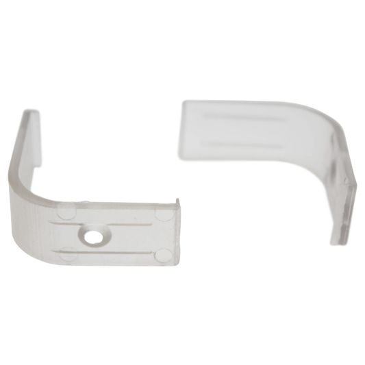 Ledstrip profiel hoek Breed rond model compleet inclusief afdekkap 1,5M