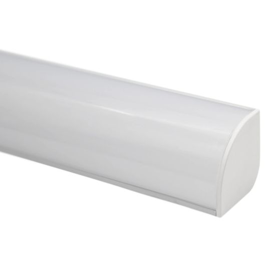 Ledstrip profiel hoek Breed rond model compleet inclusief afdekkap 1M