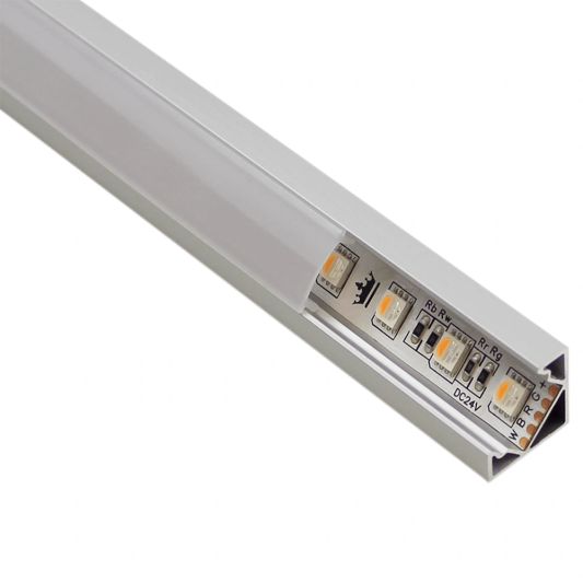 Ledstrip profiel hoek Slim line - compleet inclusief afdekkap 1 meter