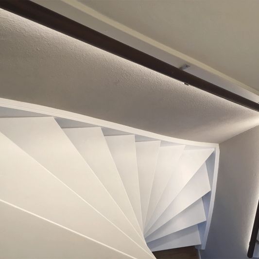 Ledstrip profiel hoek Slim line - compleet inclusief afdekkap van 4 meter