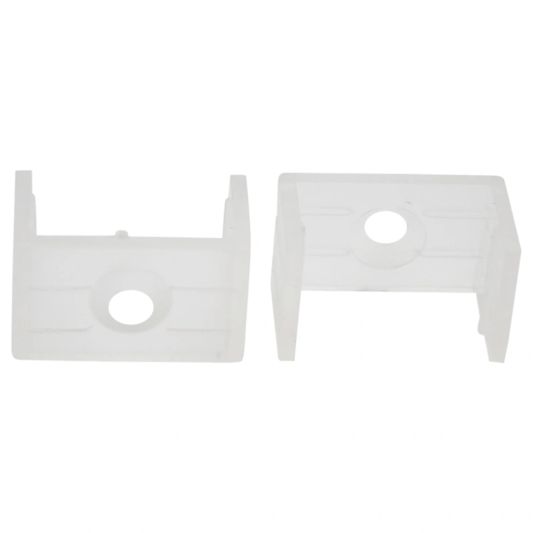 Ledstrip profiel opbouw Breed model - compleet met rechte afdekkap 1,5 meter