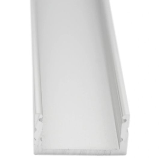 Ledstrip profiel opbouw Breed model - compleet met ronde afdekkap 1,5 meter