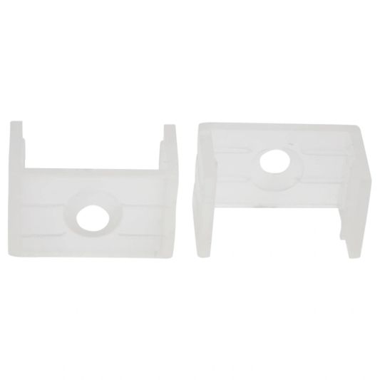 Ledstrip profiel opbouw Breed model - compleet met ronde afdekkap 1,5 meter