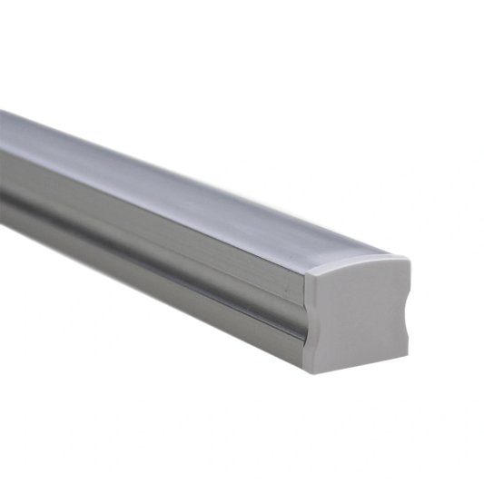 Ledstrip profiel opbouw Hoog model - compleet inclusief afdekkap 1 meter 15 mm