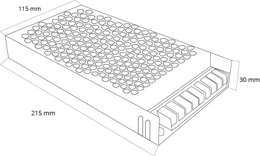 Meanwell professionele voeding 24V 200W LRS-200-24