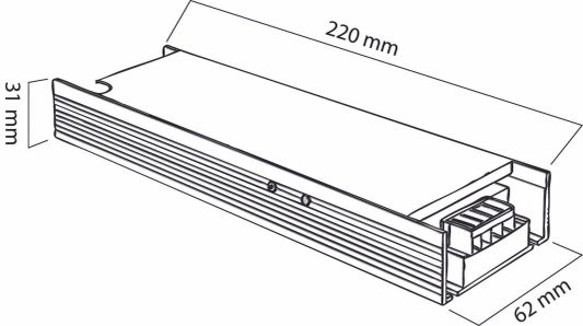 Meanwell professionele voeding 24V 350W LRS-350-24