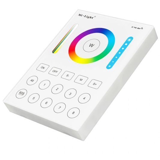 Touch wandpaneel draadloos 8-zone voor alle kleuren