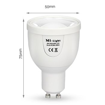 Milight Dual White LED lamp set met afstandsbediening 5W GU10