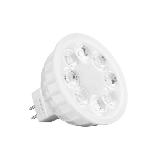 Milight led spot RGBWW 4 Watt MR16 fitting 12V - Voordeelset van 3 stuks