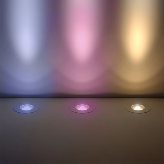 Milight led spot RGBWW 4 Watt MR16 fitting 12V - Voordeelset van 3 stuks