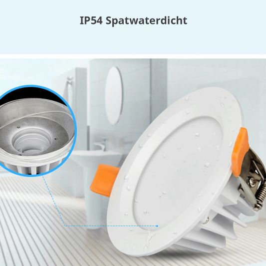 Milight RGBWW led inbouwspot downlight 6 Watt