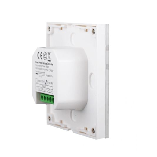 Milight touch wandpaneel 230V & 4-zone controller voor RGBWW led strips - complete set