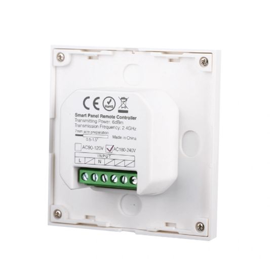 Milight touch wandpaneel & wifi controller voor RGBWW led strips 230V - complete set