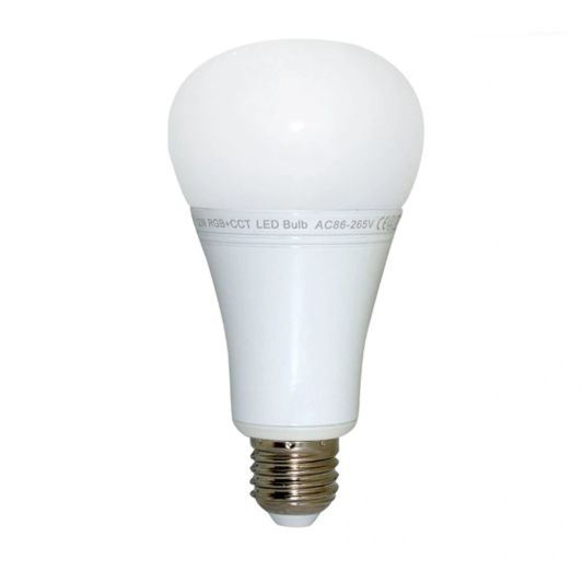 Wifi set met 1-4 RGBWW led lampen mét Wifi module 12 Watt E27 fitting