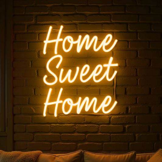 Muurdecoratie led strip set Neon dual white