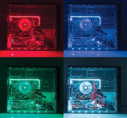 PC led strip set 2 meter RGB Basic