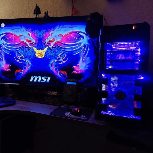 PC led strip set 4 meter RGB Premium