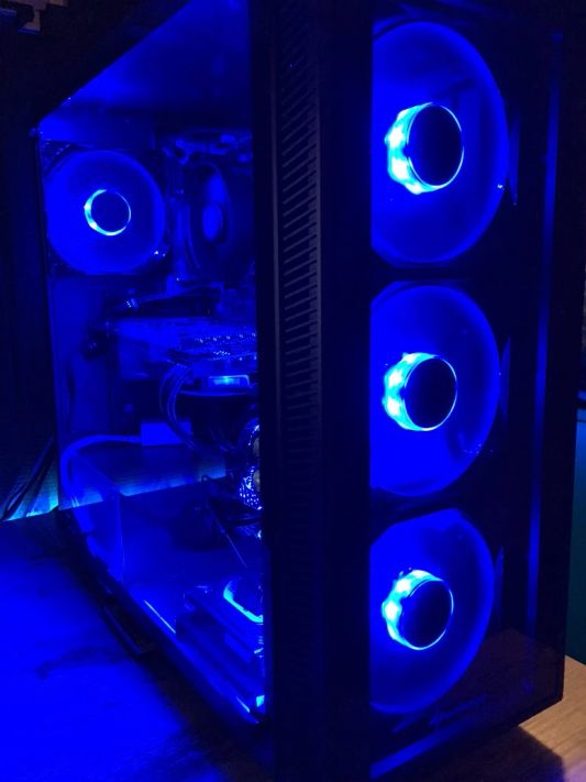 PC led strip set 5 meter RGB Basic