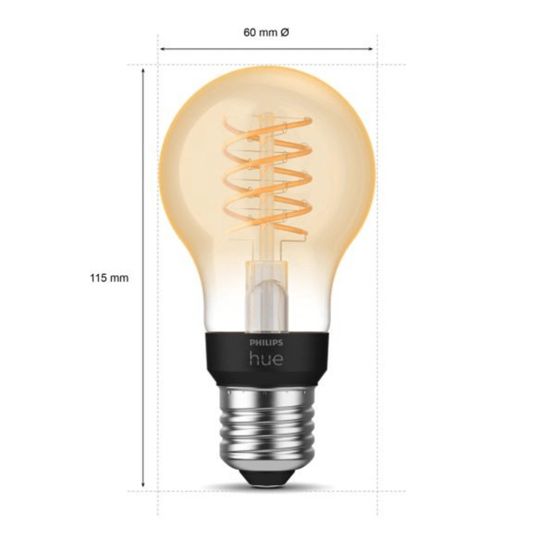 Philips Hue White Thin filament 7,2W E27 A60