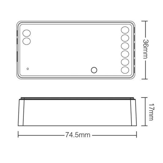 RexTech RGBWW Inbouwspot Wit 1 pack