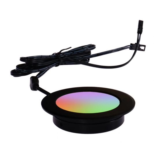 RexTech RGBWW Inbouwspot Zwart 2 pack