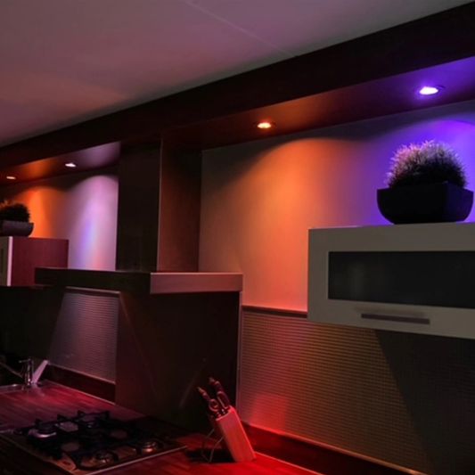 RexTech RGBWW Inbouwspot Wit 3 pack