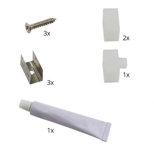 RGB Neon Led Flex maxi recht 3 meter - losse strip