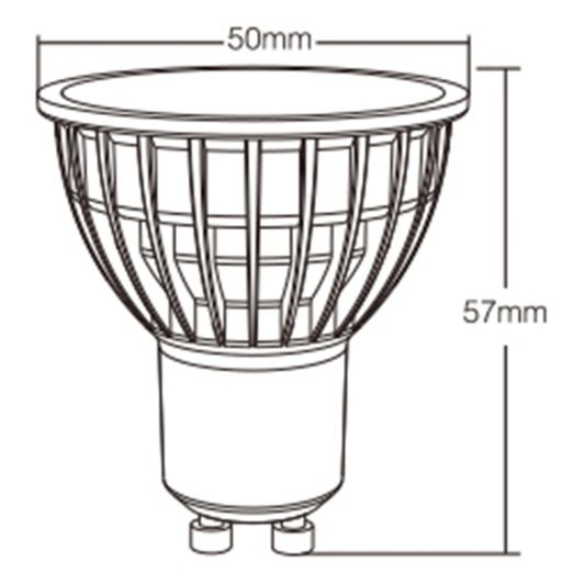 RGBWW LED lamp met afstandsbediening 4W GU10 1 tot 4 lampen