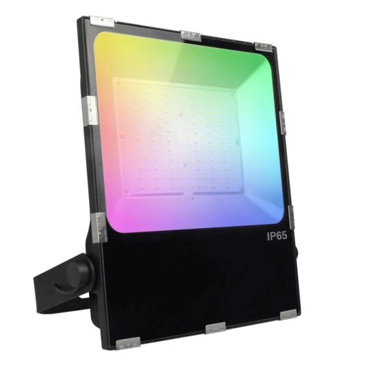RGBWW Wifi led schijnwerper bouwlamp 100 watt IP65 los