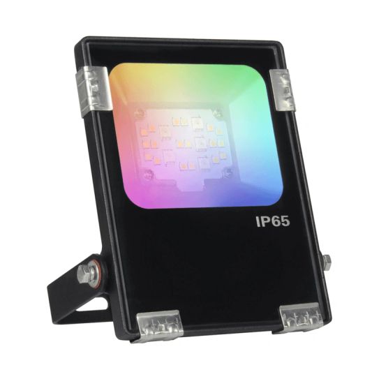 RGBWW Wifi schijnwerper 10 watt met afstandsbediening en 1-4 lampen