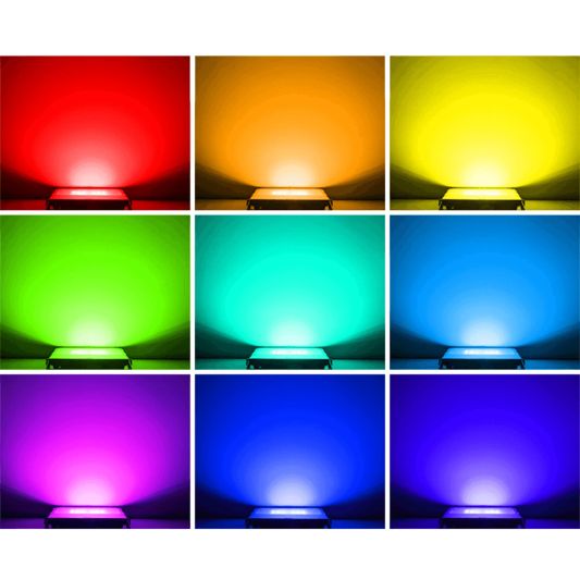 RGBWW Wifi schijnwerper 100 watt met afstandsbediening en 1-4 lampen