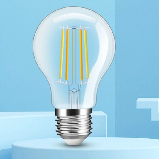 Slimme filament LED lamp van Milight - Dual white 7W E27 fitting - A60 model voordeelset van 6