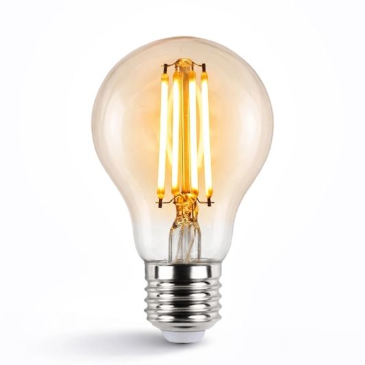 Slimme filament LED lamp van Milight - Dual white 7W E27 fitting - A60 model colored