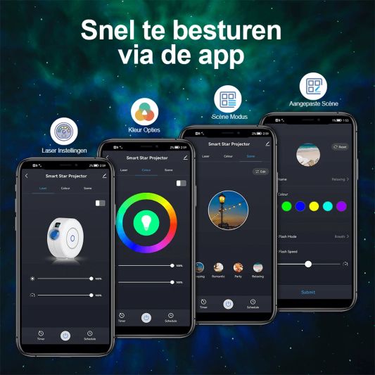 Slimme sterrenprojector