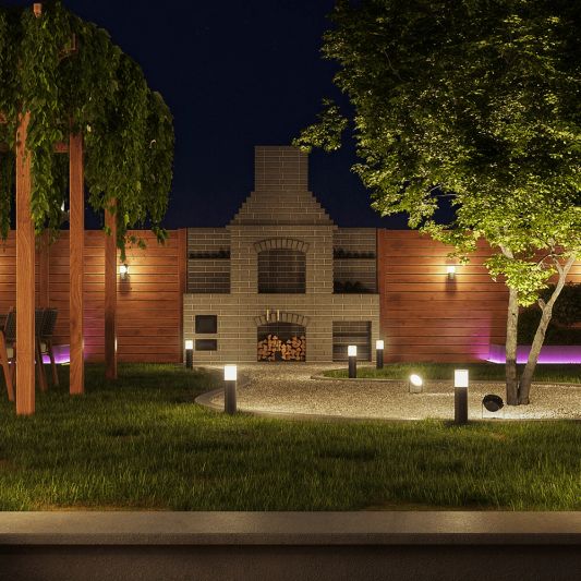 Slimme Zigbee staande lamp 9W rond - Starterset