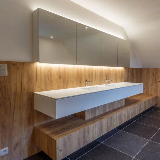 Spiegel verlichting led strip set 1 meter