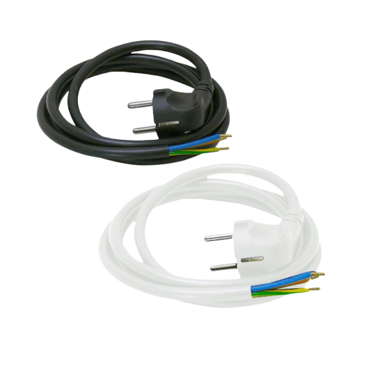 Stekker met kabel randaarde