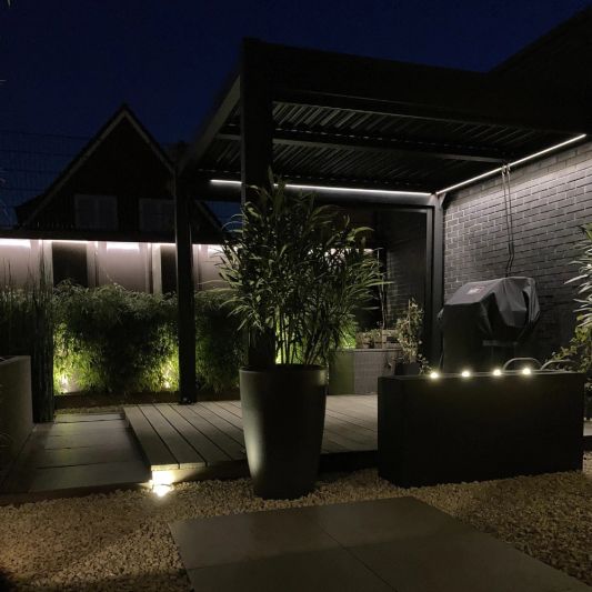 Terrasoverkapping verlichting set 9 meter